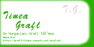 timea grafl business card